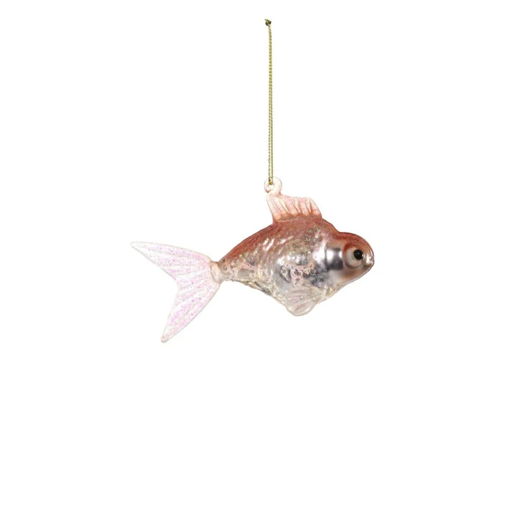 Weihnachtsschmuck Goldfisch