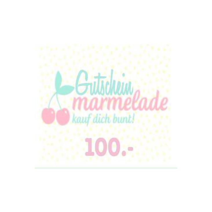 Gutschein marmelade CHF 100.-