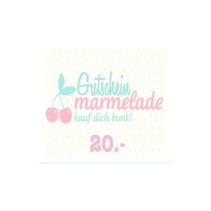 Gutschein marmelade CHF 20.-