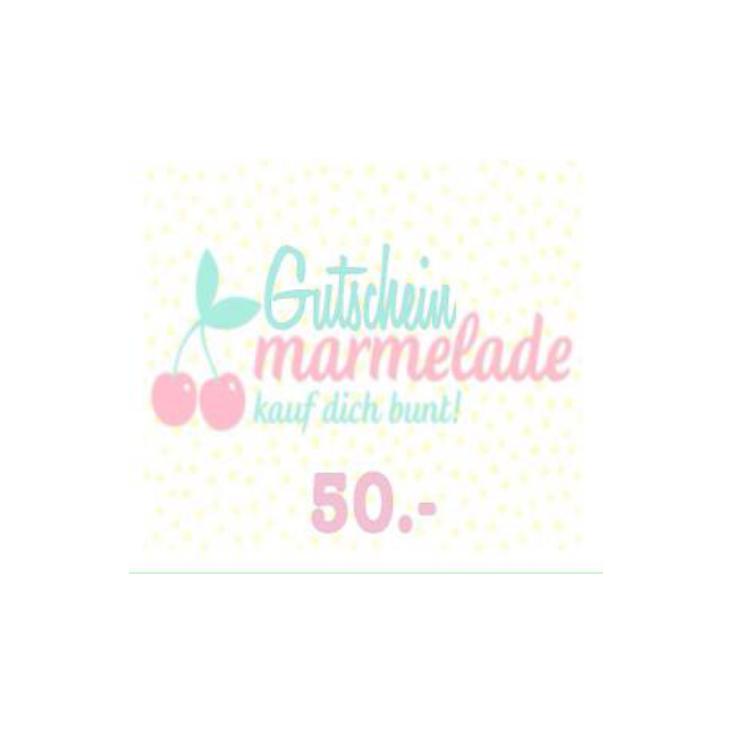 Gutschein marmelade CHF 50.-