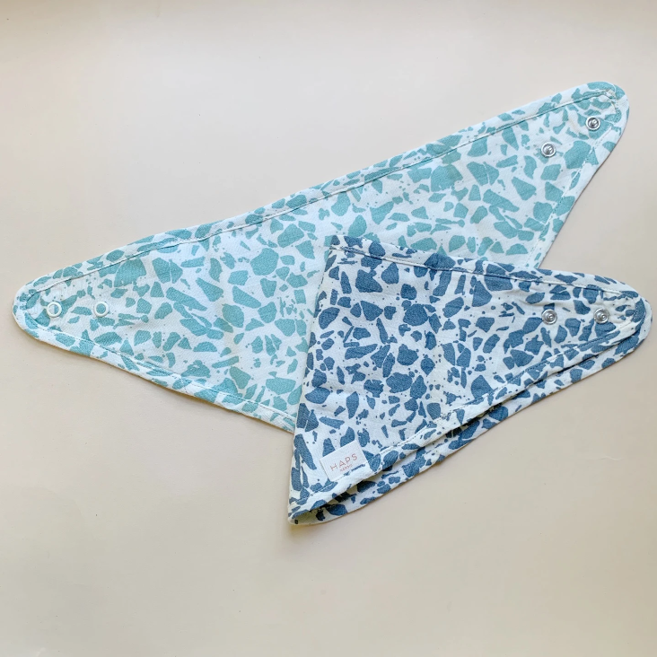 Bib Lätzchen 2er Set - Cold Terrazzo