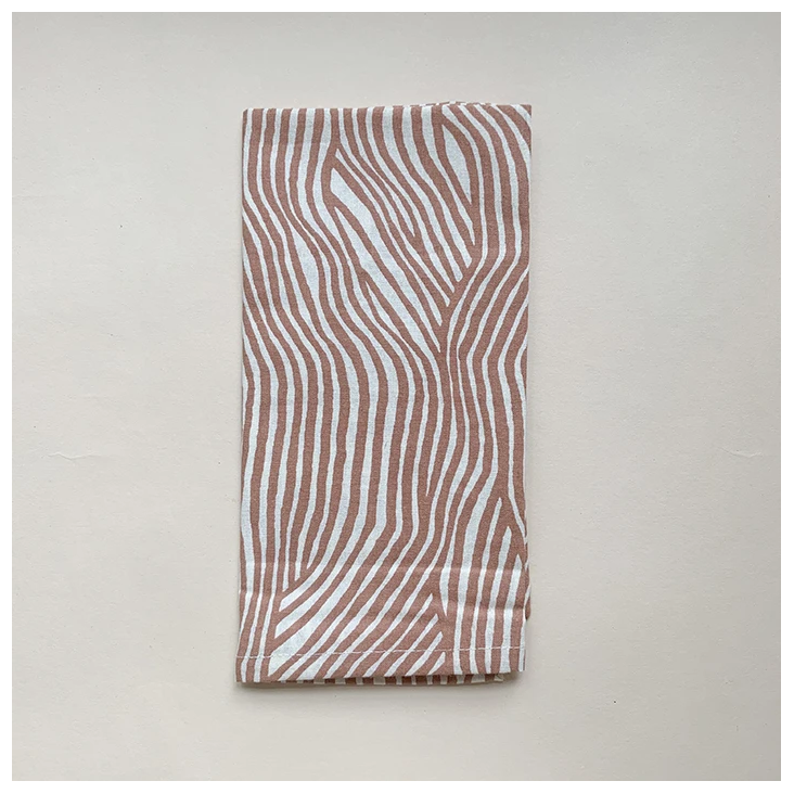 Stoffservietten 4er Set Terracotta Wave