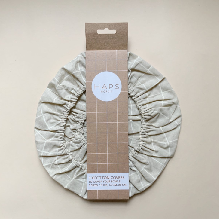 Cotton Covers 3er Set Oyster Grey