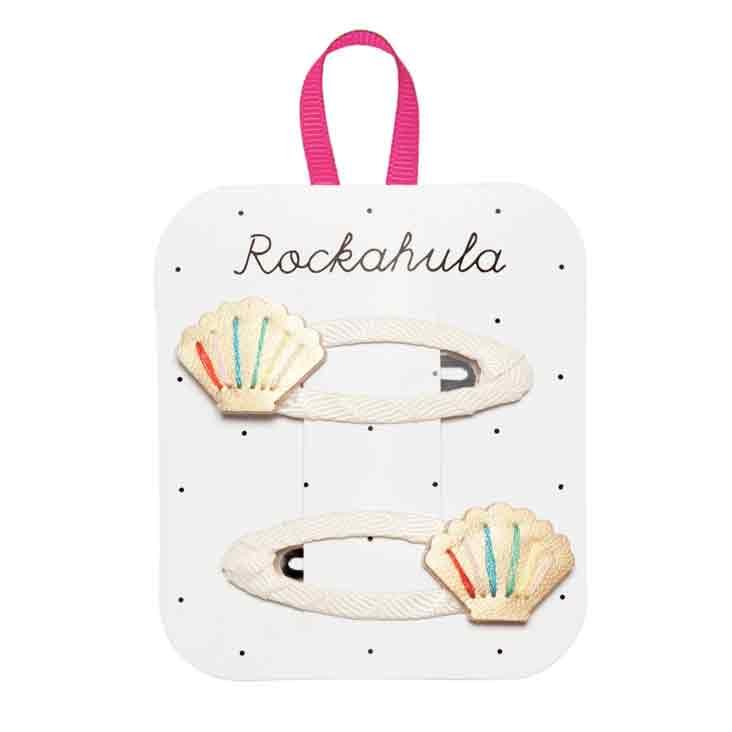 Rainbow Shell Clips