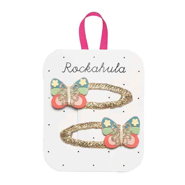 Rainbow Butterfly Clips