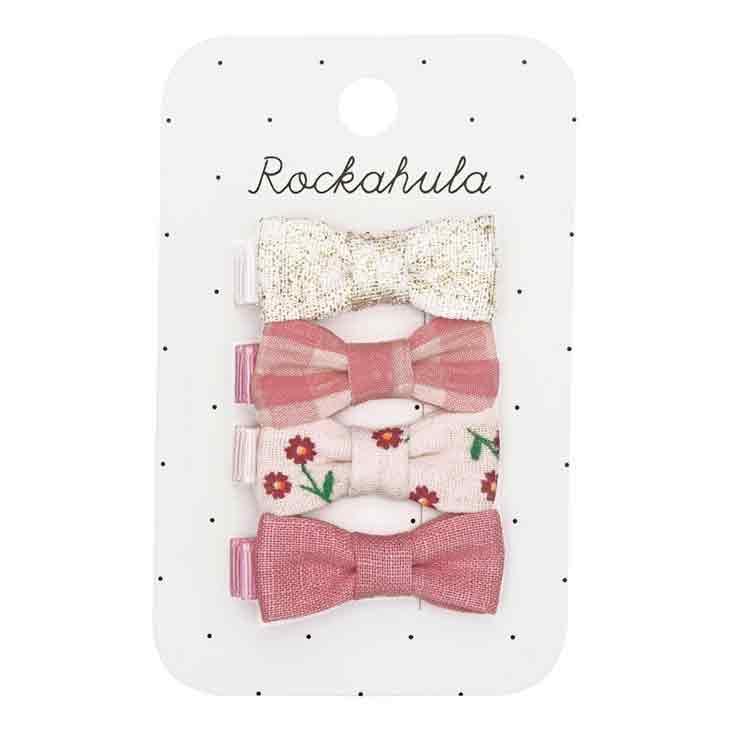 Wildflower Mini Bow Clip Set
