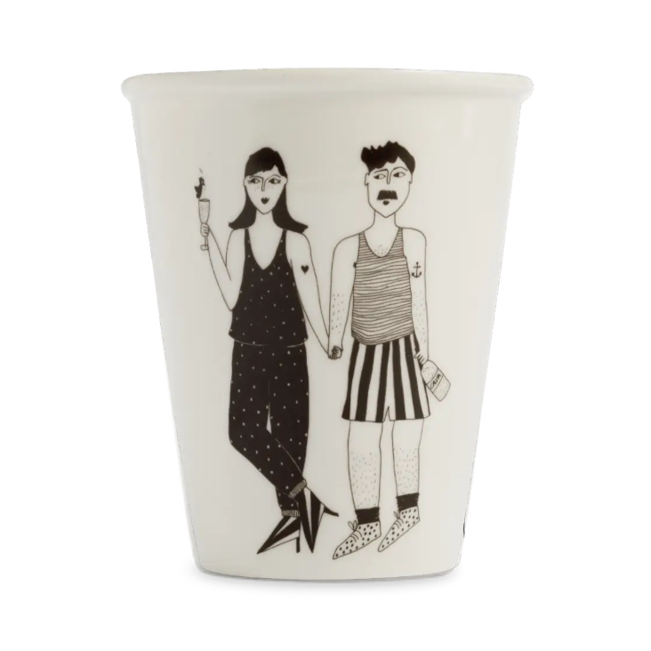 Porzellantasse Apéro Couple