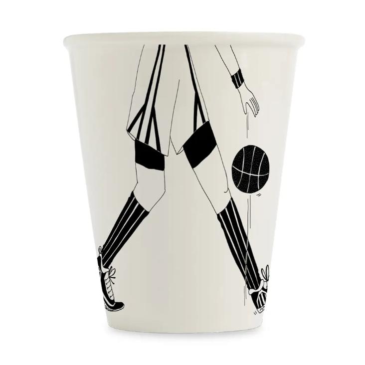 Porzellantasse - Basketballspieler
