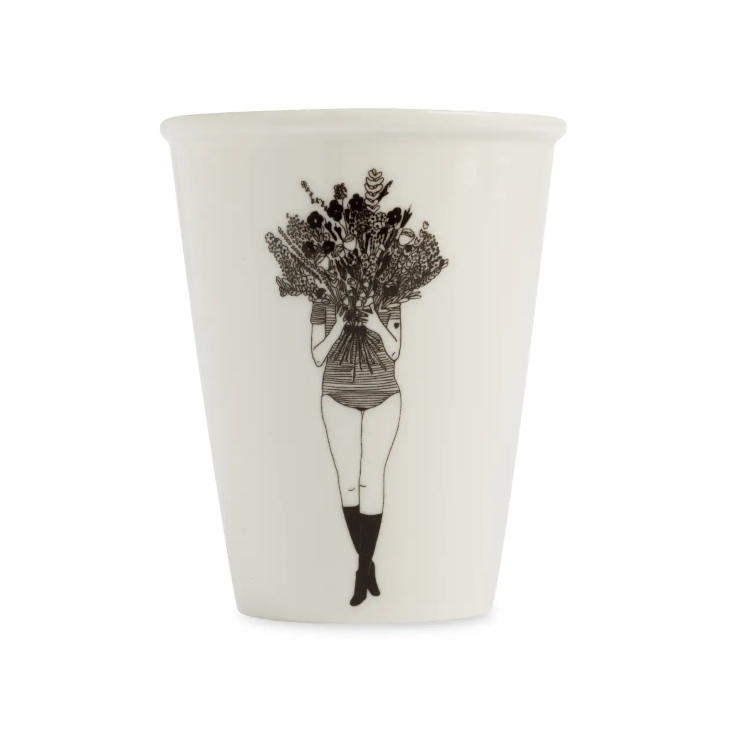 cup flower girl