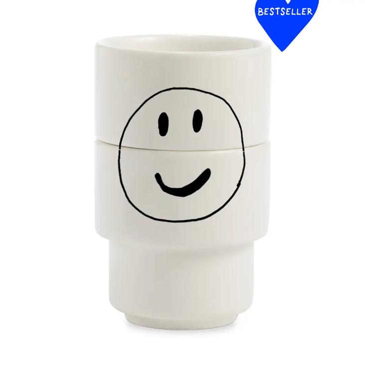 Eierbecher - Smiley 2er-Set