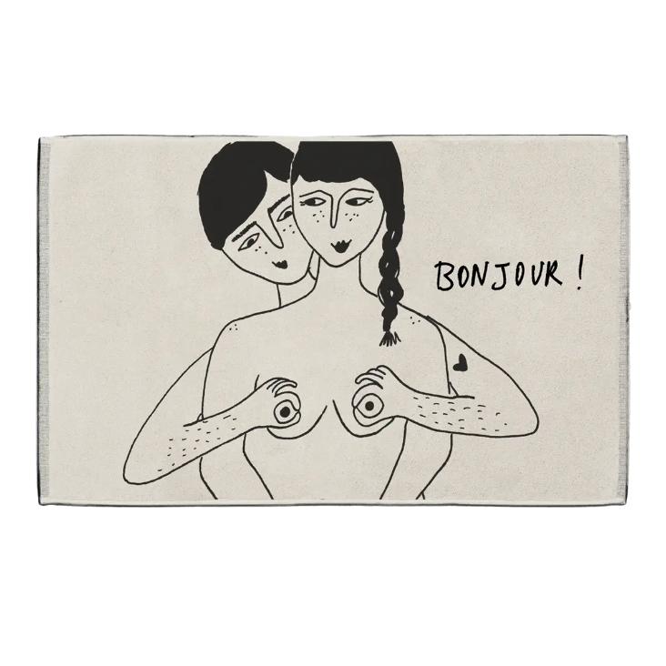 Badematte Bonjour