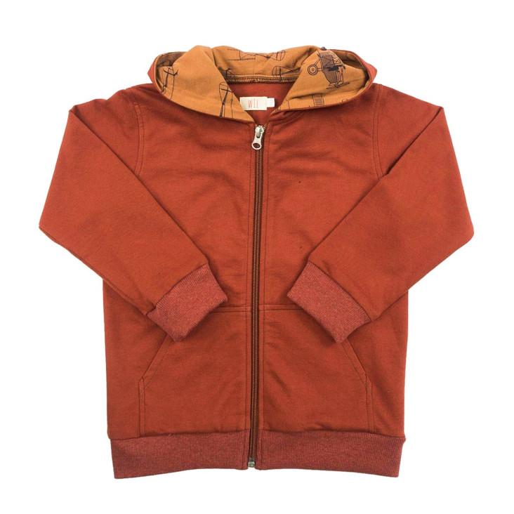 Hoody Rostbraun