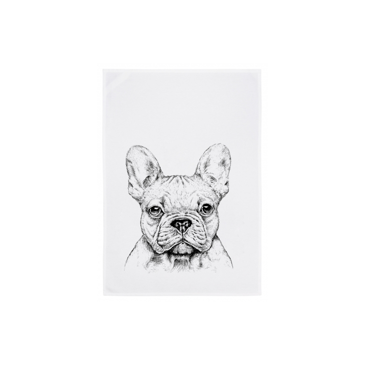 Geschirrtuch Bulldogge