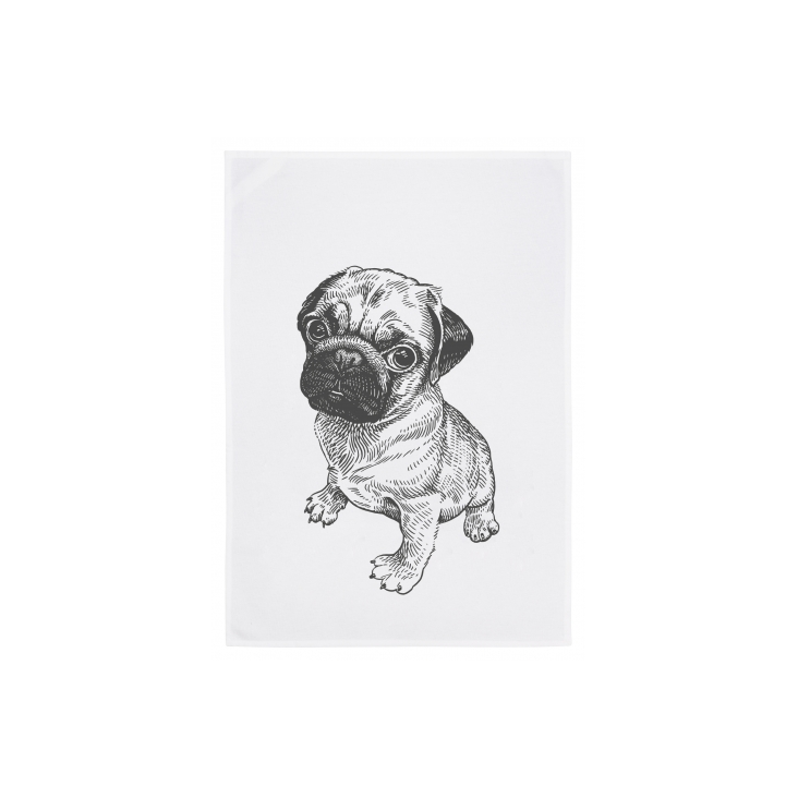Geschirrtuch Mops
