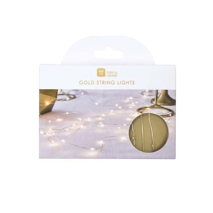 Lichterkette LED 3 Meter - Gold