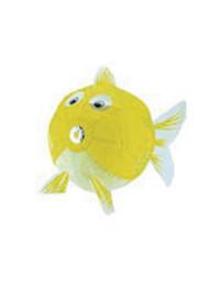 Papierballon Kugelfisch gelb