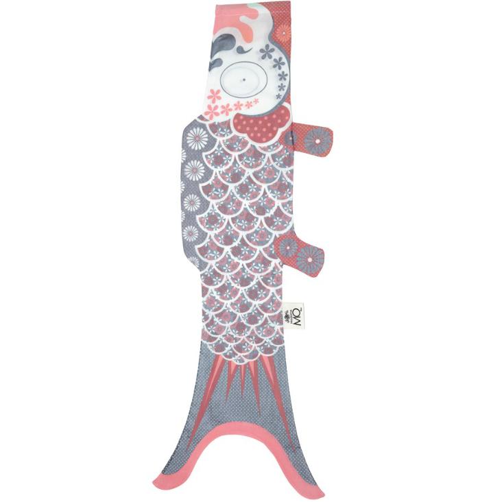 Windkarpfen Koinobori Silver