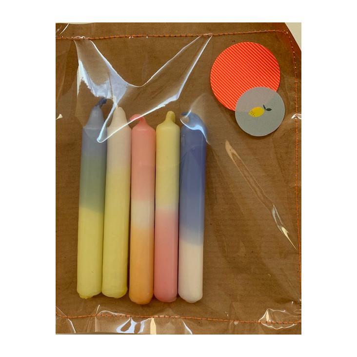 5er Set kleine Kerzli handmade