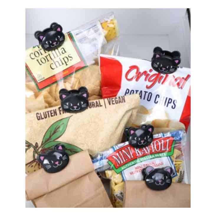 Cat Bag Clips - 6Stk - 1