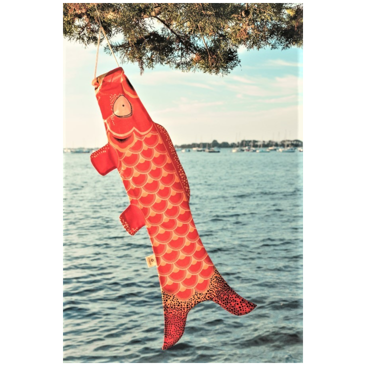 Windkarpfen Koinobori Rouge Feu