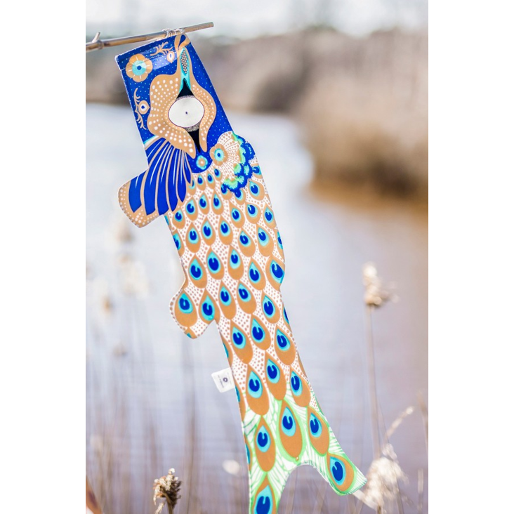 Windkarpfen Koinobori Peacock