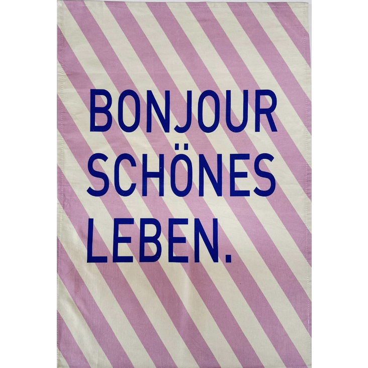 Küchentuch Bonjour Schönes Leben - 0