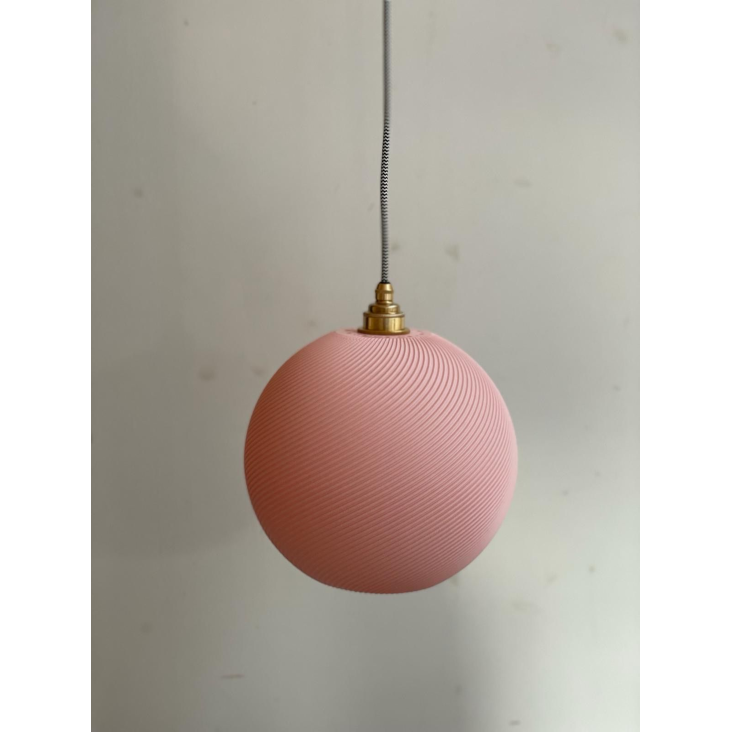 Lampe rund Gross Lachs