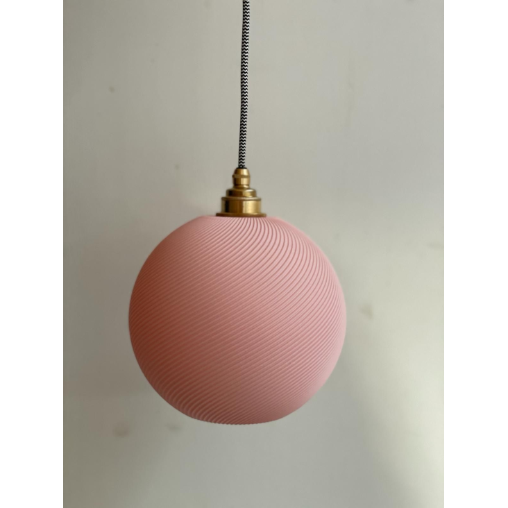 Lampe rund Klein Lachs