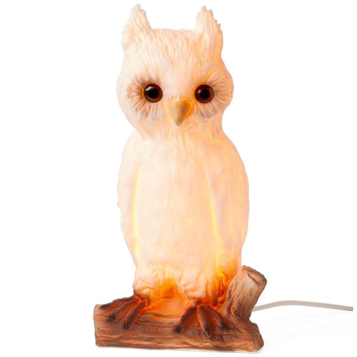 Nachttischlampe Eule