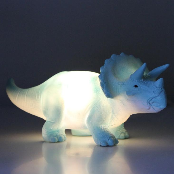 LED-Lampe Turquoise Triceratops - 0