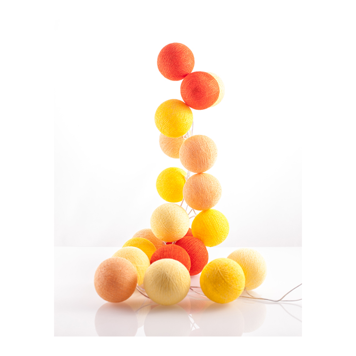 Lichterkette 35 Kugeln Leuchtstoff
