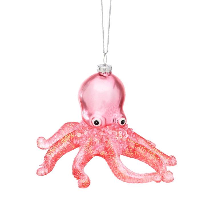 Weihnachtskugel Octopus
