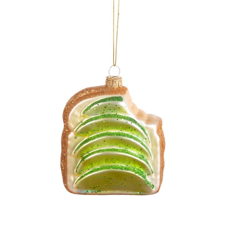 Baumschmuck Avocado Toast