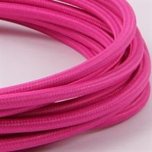 Textil-Lampenkabel 3m pink