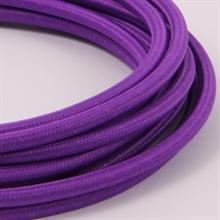 Textil-Lampenkabel 3m violett