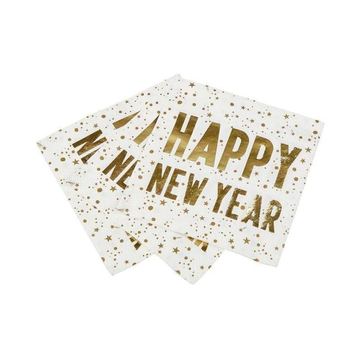 Servietten - HAPPY NEW YEAR - 0