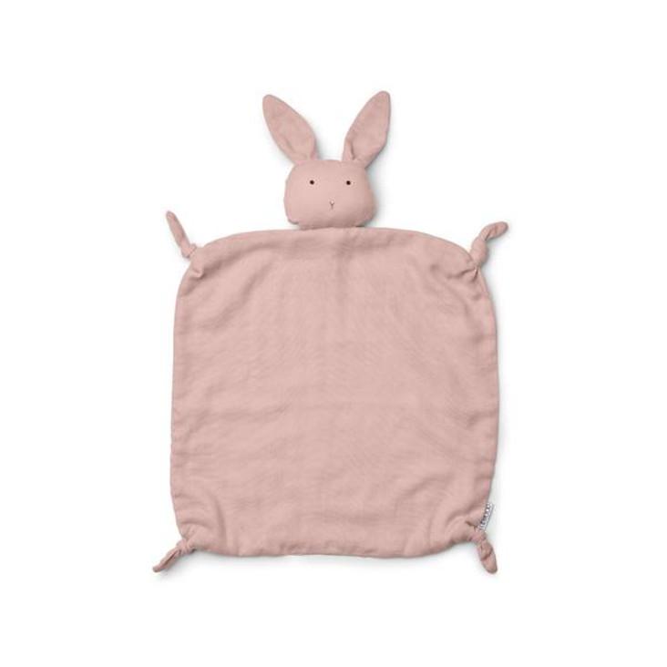 Schnullertuch Hase Rose