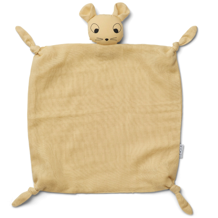 Schnullertuch Mouse Wheat Yellow