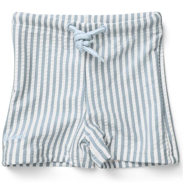 Liewood Otto Swim Pants Seersucker Seablue
