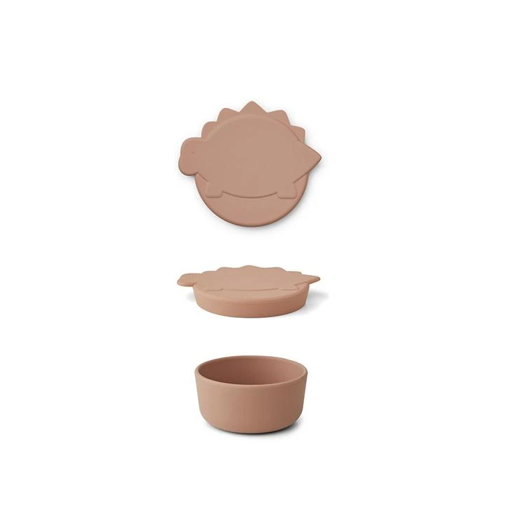 Liewood Charlot Snack Box Dino dark rose