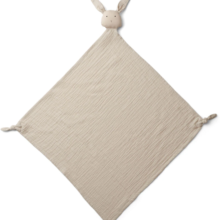 Schnullertuch Robbie Multi Muslin Rabbit Sandy