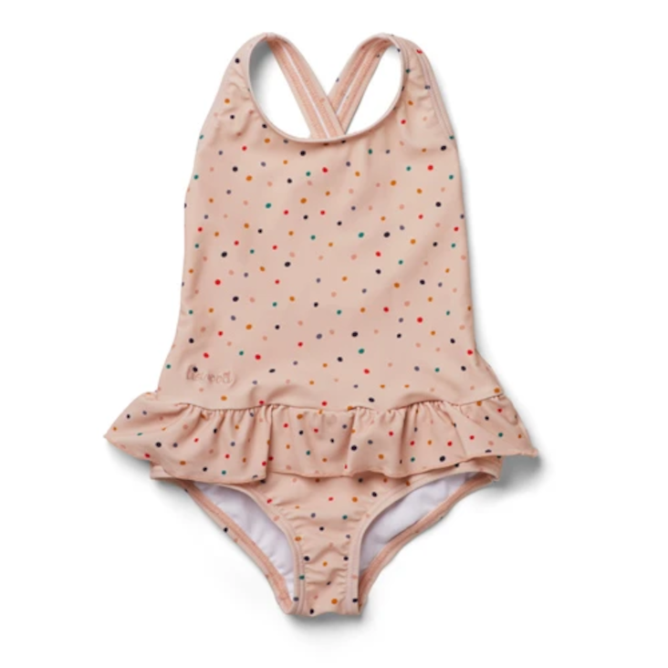 Amara Swimsuit Liewood Seersucker Confetti Mix