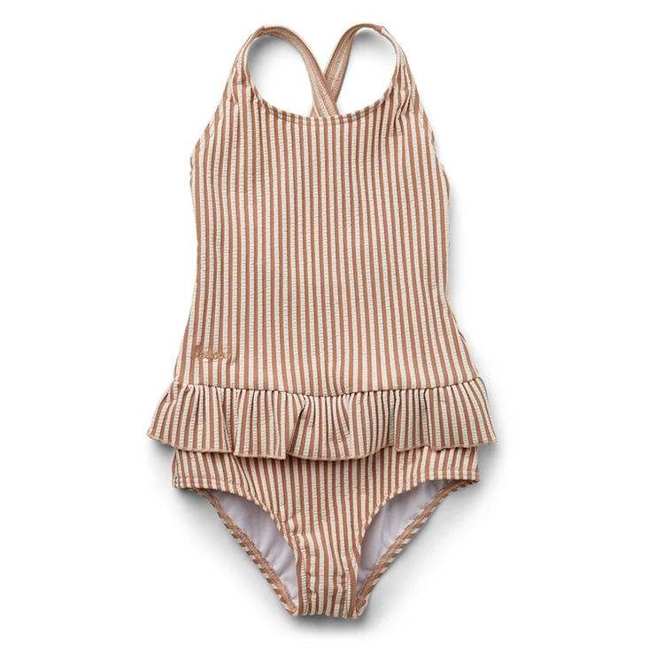 Amara Swimsuit Liewood Seersucker Tuscany Rose