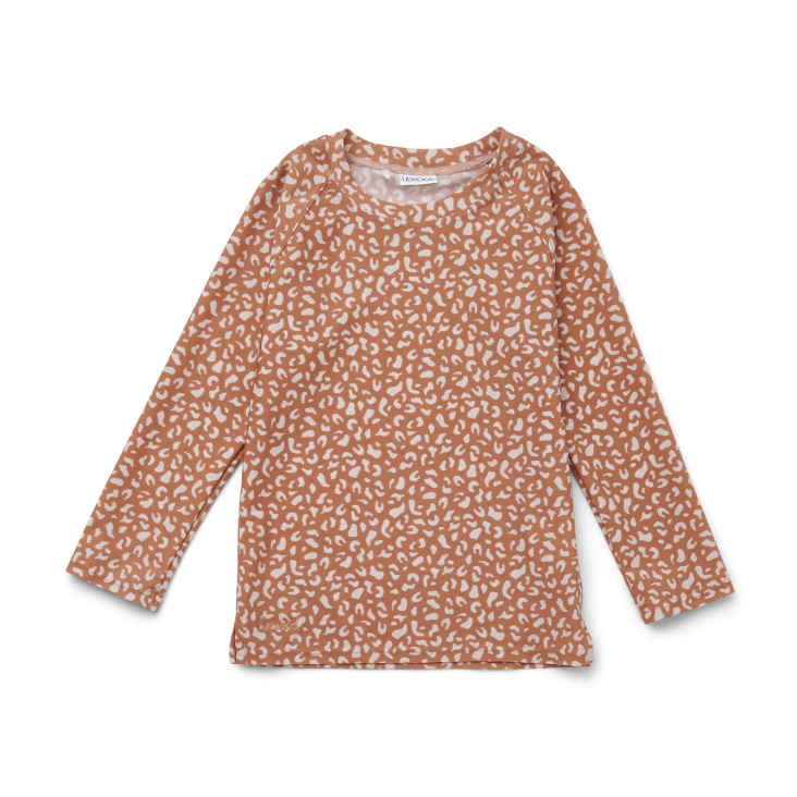 Liewood Noah Swim Tee - UV Schwimmshirt Mini Leo Tuscany Rose