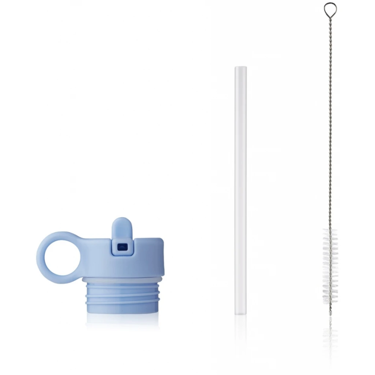 Deckel und Strohhalm zu Liewood Anker Bottle Sky Blue