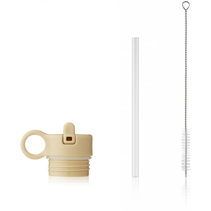 Deckel und Strohhalm zu Liewood Anker Bottle Yellow