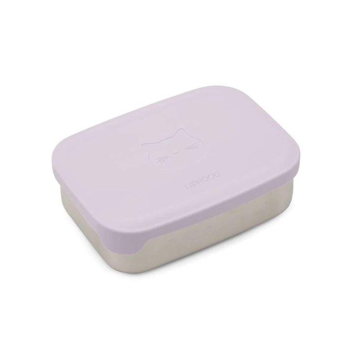 Liewood Nina Lunch Box Cat Light Lavender