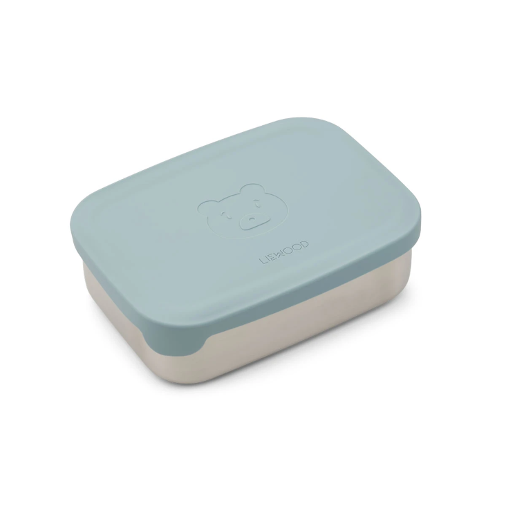 Liewood Nina Lunch Box Mr. Bear Sea Blue
