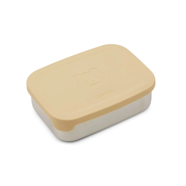 Liewood Nina Lunch Box Mr. Bear Wheat Yellow