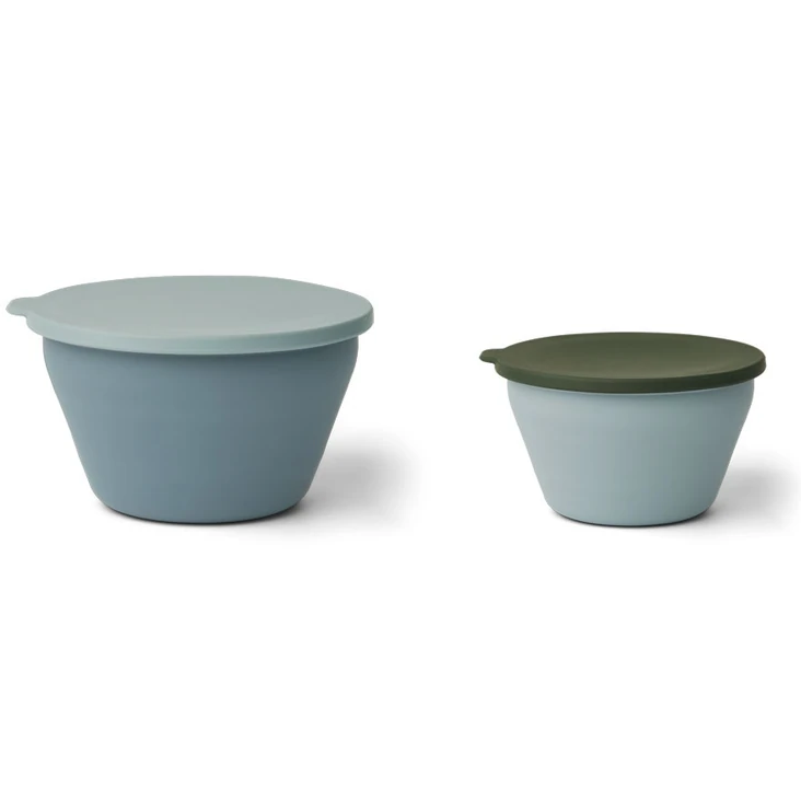 Liewood Foldable Bowl Set Blue Multi Mix
